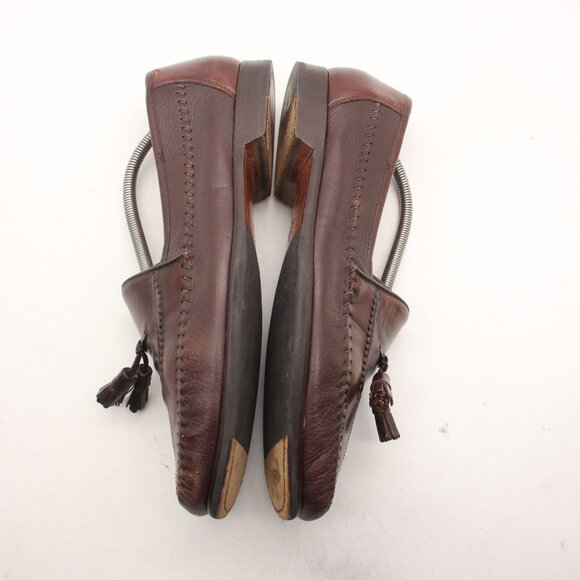 Mezlan Teano Tassel Loafers Brown Leather Shoes Men\'s Size 11 M Hand Made Spain main image 6